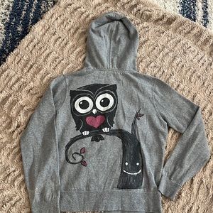 Akumu Ink Owl Zip up Hoodie